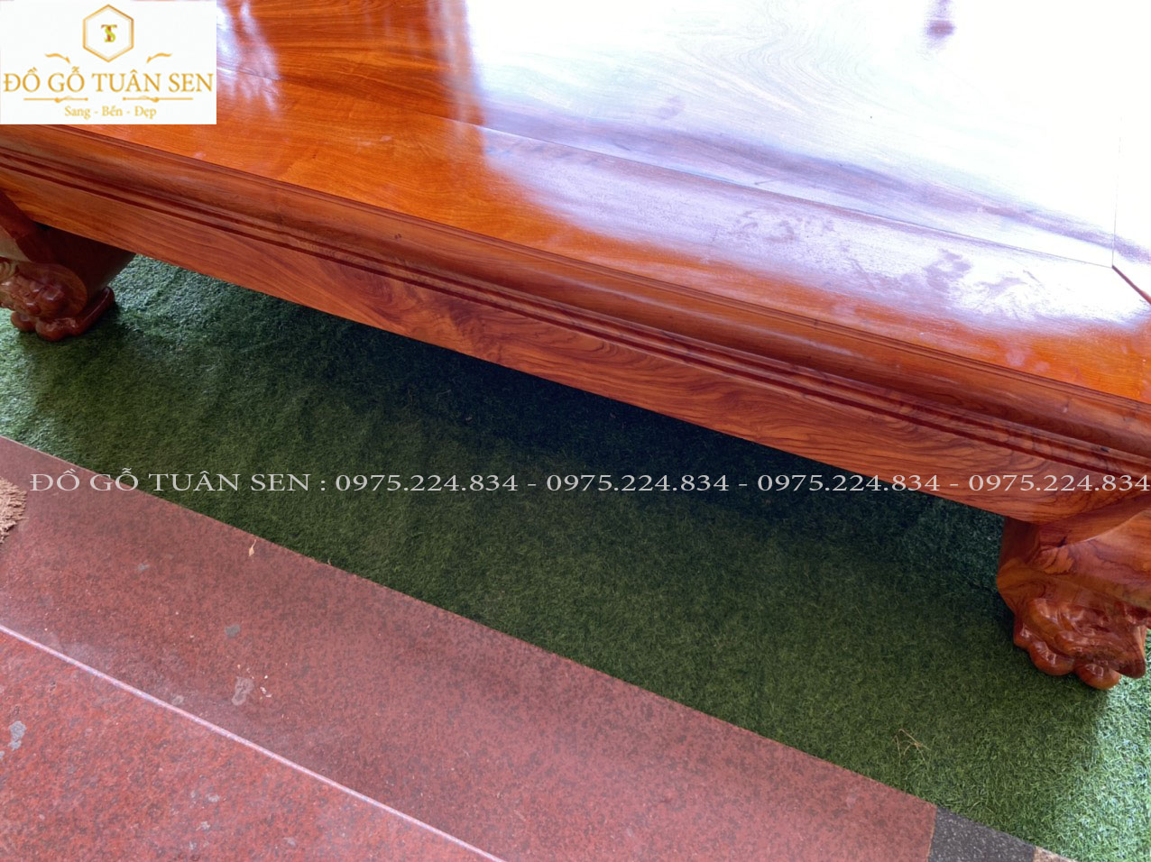 Ưu điểm bộ sập trơn gỗ hương đẹp 